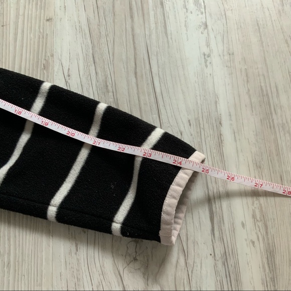 Nautica Black & White Fleece Jacket Small - Picture 4 of 6